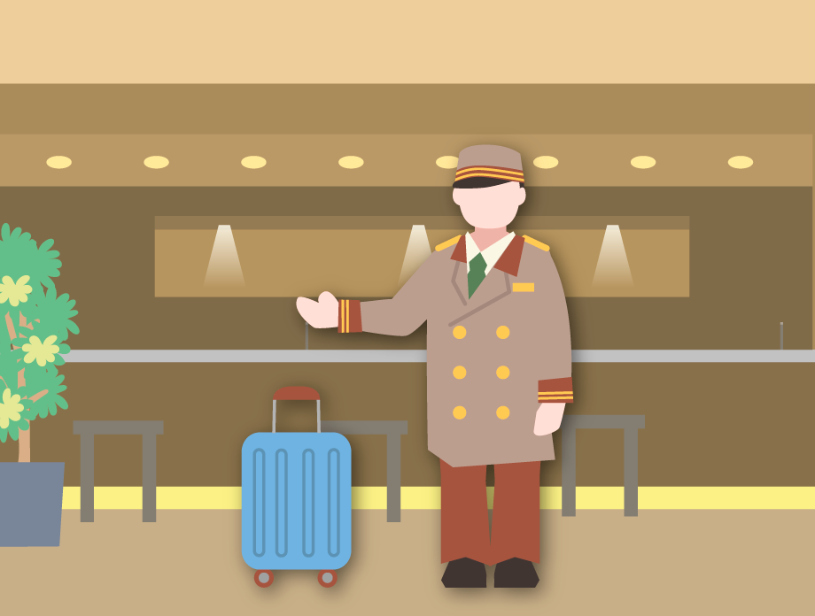 チェックインする頃にはホテルに荷物を配送済み！